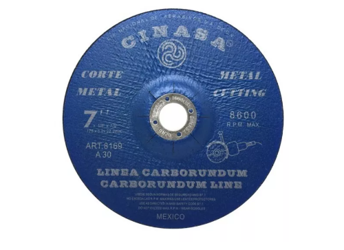 Disco Corte Metal 7" Cinasa